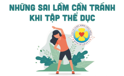 Sai lầm cần tránh khi tập thể dục